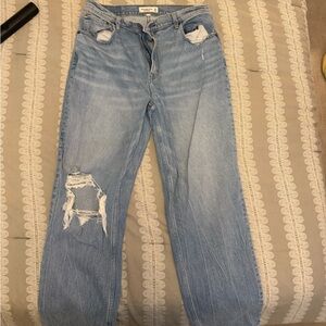 Abercrombie & Fitch Light Blue Ultra High Rise Jeans